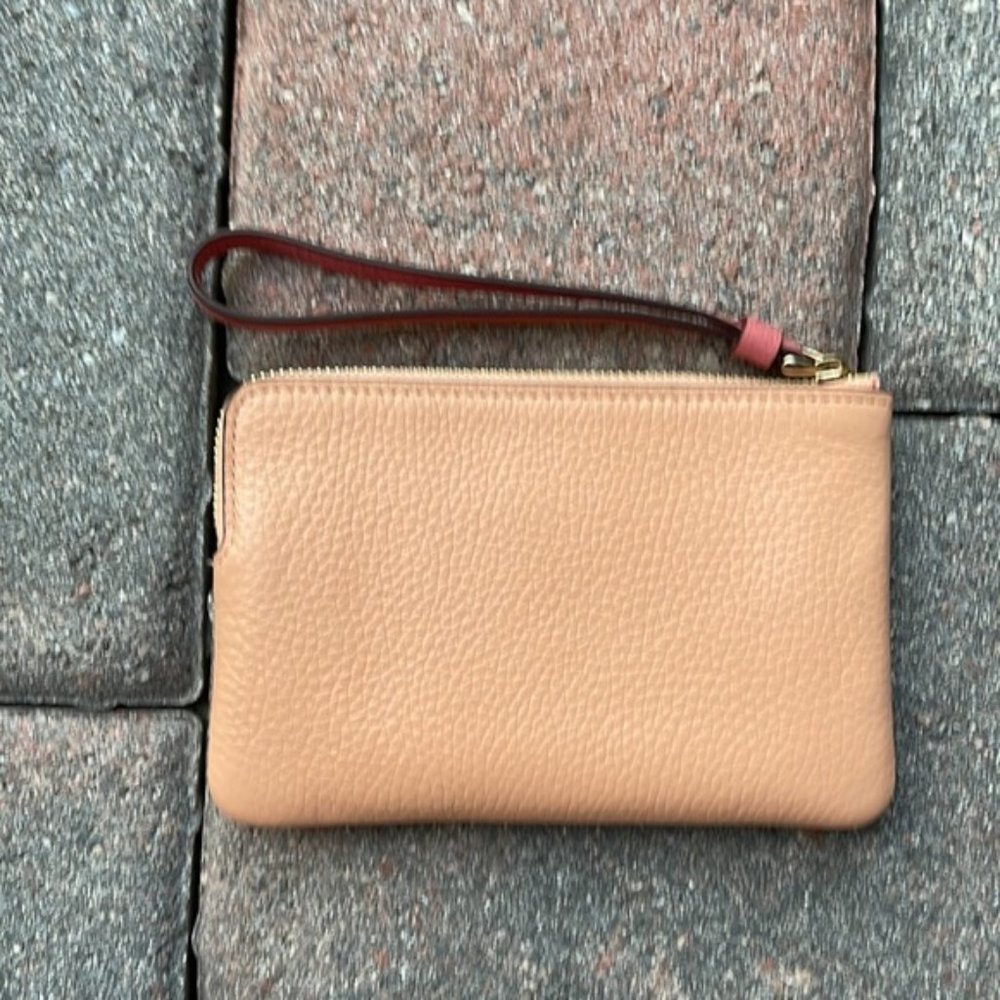 Coach Corner Zip Wristlet In Colorblock With Horse And Carriage - Picture 8 of 16